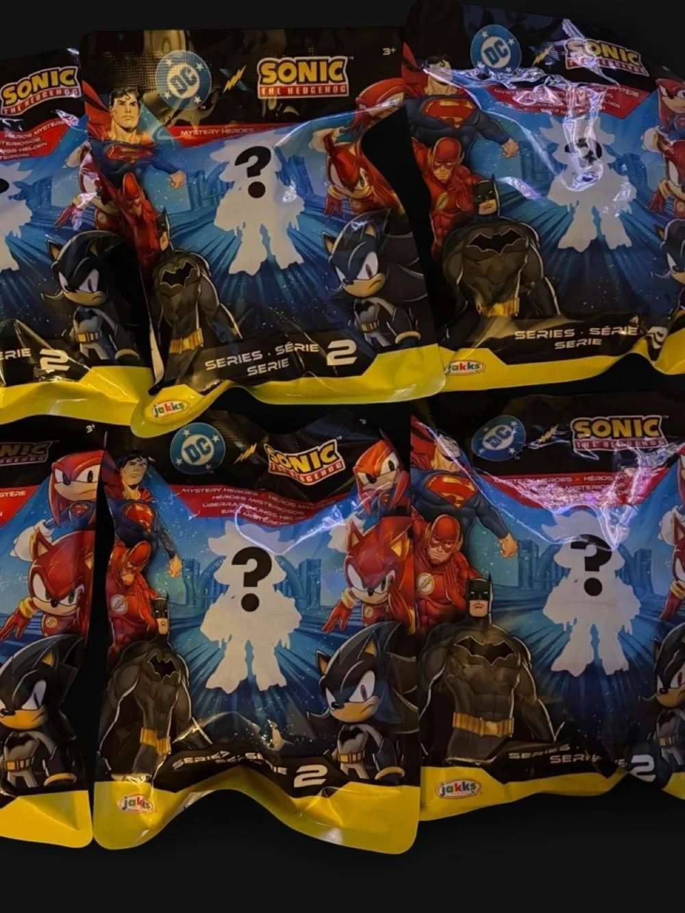 DC x Sonic Blind Bag Series 2 Set of 6 Unopened